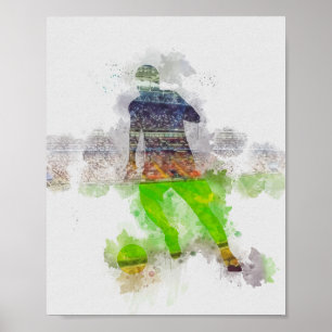 Soccer Art Poster