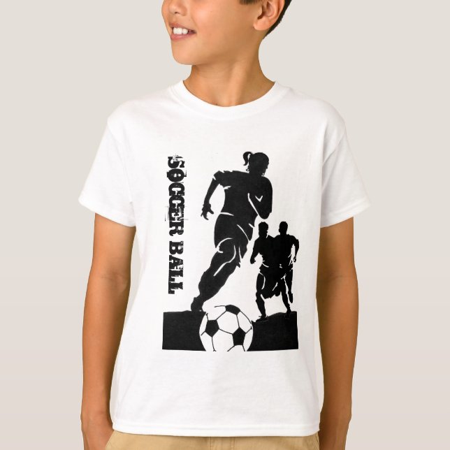 soccer art tee shirt (Front)