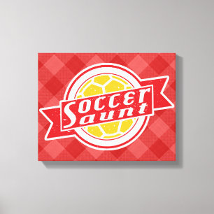 Soccer Aunt Box Canvas