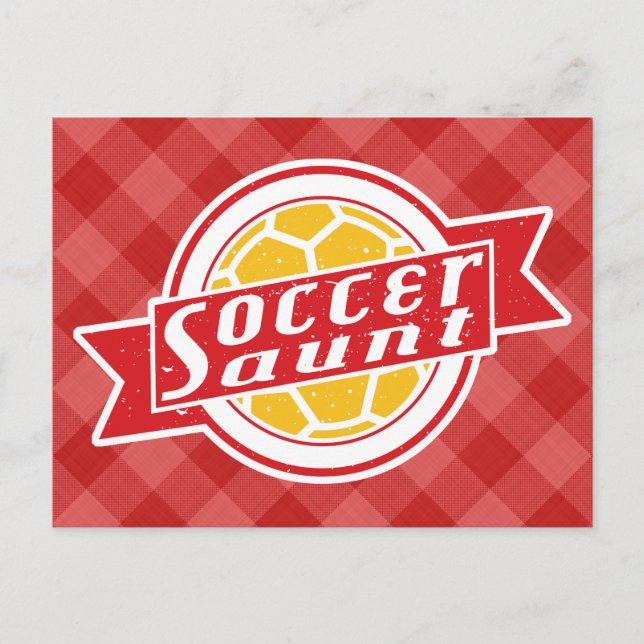 Soccer Aunt Post Card (Front)