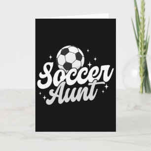 Soccer Aunt Proud Aunt Of A Soccer Player Auntie _ Card