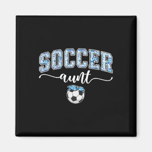Soccer Aunt Proud Aunt Of A Soccer Player Auntie _ Magnet
