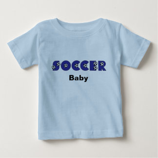 Soccer Baby in Blue T-Shirt