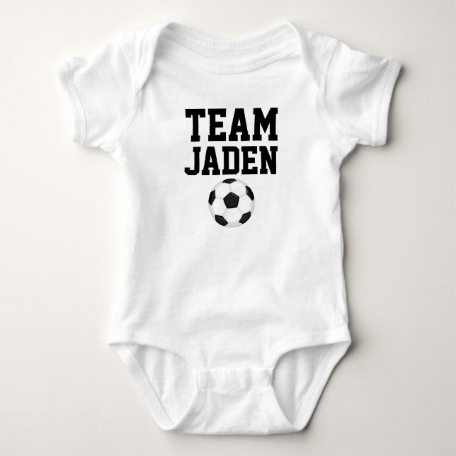 Soccer Baby Jersey Bodysuit (Front)