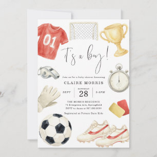 Soccer Baby Shower Invitation