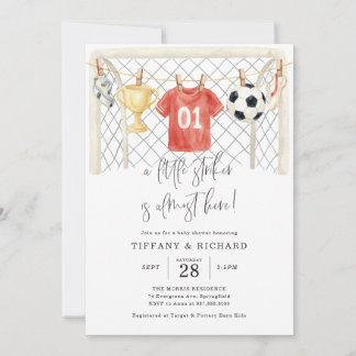 Soccer Baby Shower Invitation