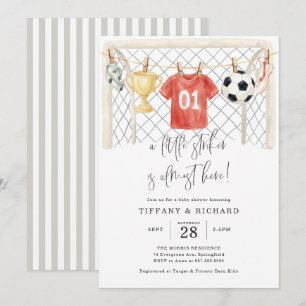Soccer Baby Shower Invitation