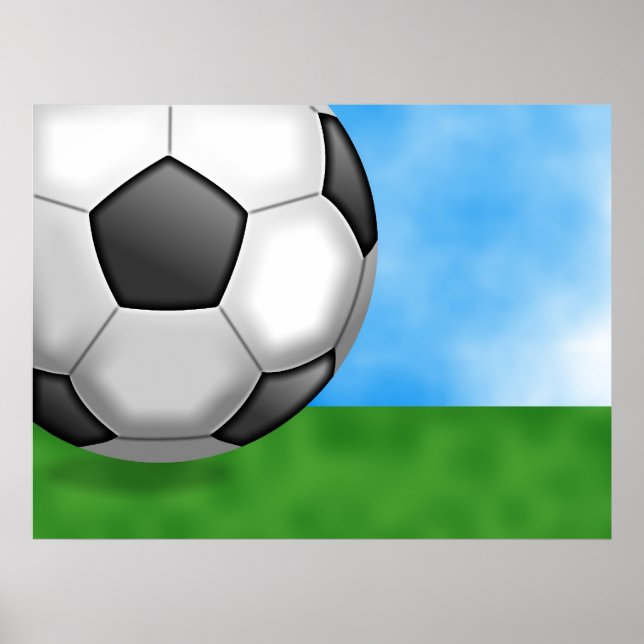 Soccer Background Poster (Front)
