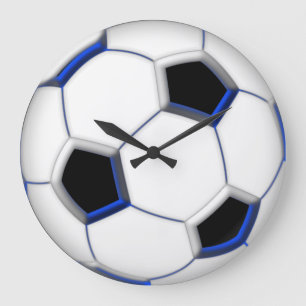 Soccer Ball 10.75" Large Clock