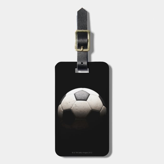 Soccer Ball 3 Luggage Tag (Front Vertical)