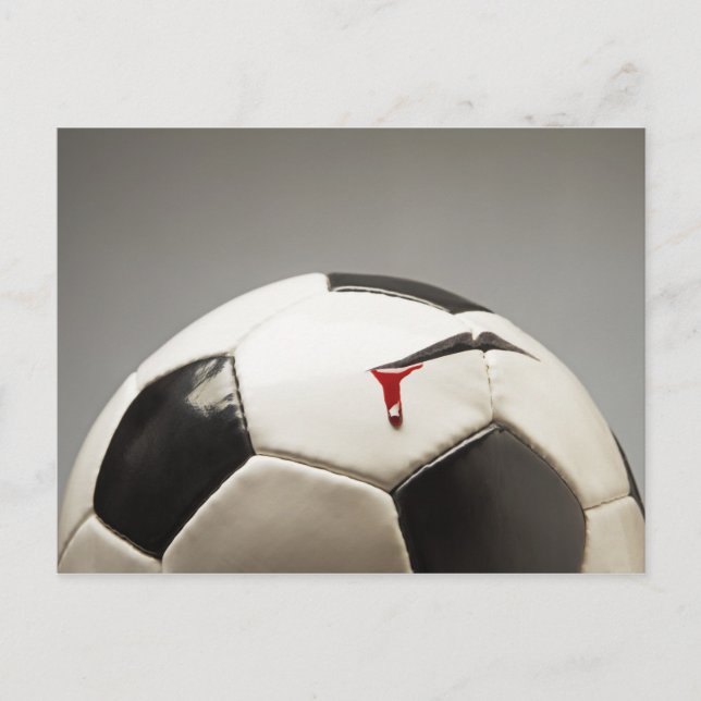 Soccer ball 3 postcard (Front)