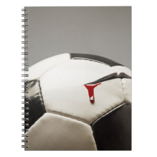 Soccer ball 3 spiral notebook
