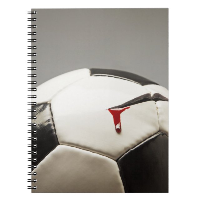 Soccer ball 3 spiral notebook (Front)