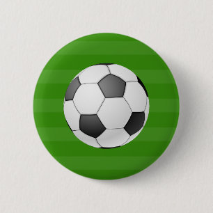 SOCCER BALL 6 CM ROUND BADGE