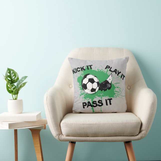 Soccer ball and boot design cushion (Chair)