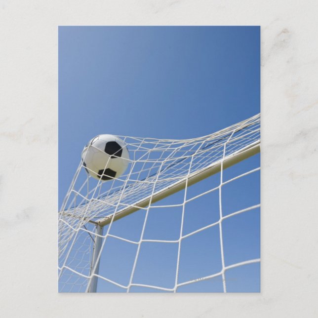 Soccer Ball and Goal 3 Postcard (Front)