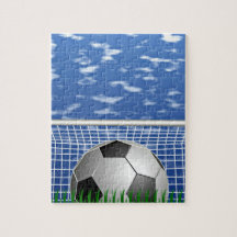 Soccer ball and net