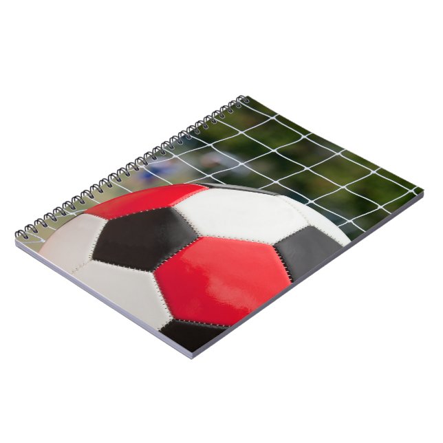 Soccer Ball and Net Spiral Notebook (Left Side)