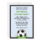 Soccer Ball Birthday Party Invitations