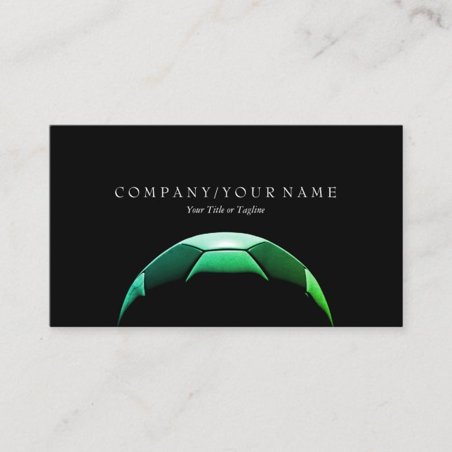 Soccer Ball Business Card (Front)