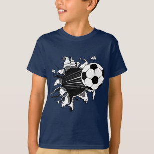 Soccer Ball Busting Out T-Shirt
