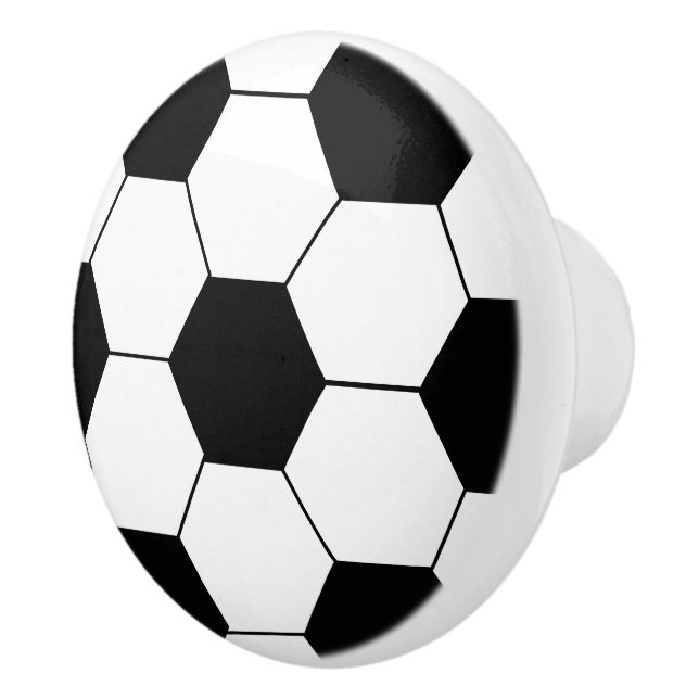 Soccer Ball Ceramic Knob (Right)
