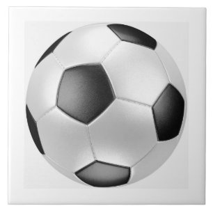 Soccer ball ceramic tile