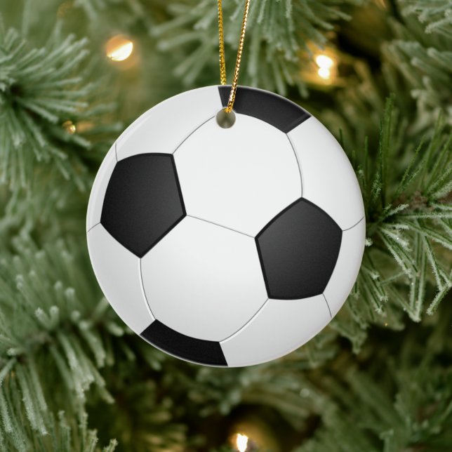 Soccer Ball Ceramic Tree Decoration (Tree)