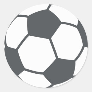 Soccer Ball Classic Round Sticker