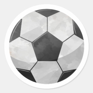 Soccer Ball Classic Round Sticker