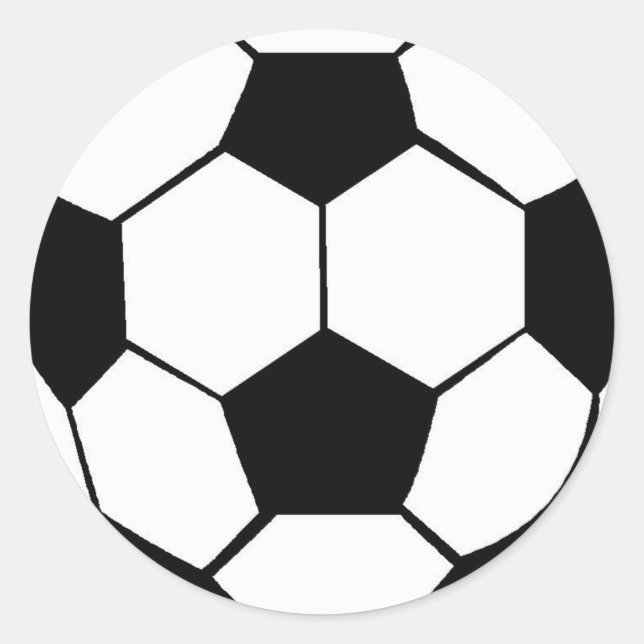 Soccer Ball Classic Round Sticker (Front)