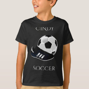 Soccer Ball Cleates Personalized T Shirt 