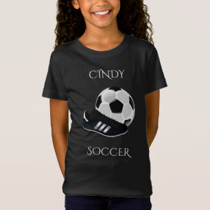 SOCCER Ball & Cleates Personalized T-Shirt