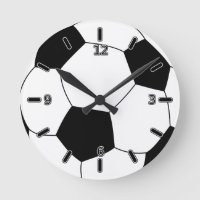 Soccer Ball Clock (With Numbers)