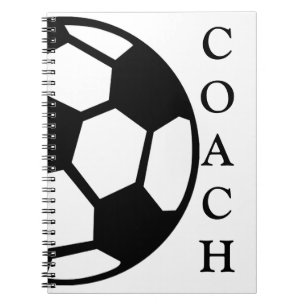 Soccer Ball Coach Notebook