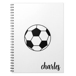 Soccer Ball Custom Notebook
