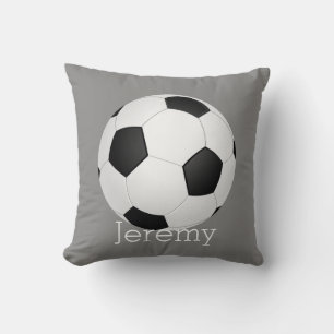 soccer ball custom personalised pillow
