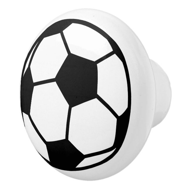 Soccer ball design pull knobs for kid's room (Right)