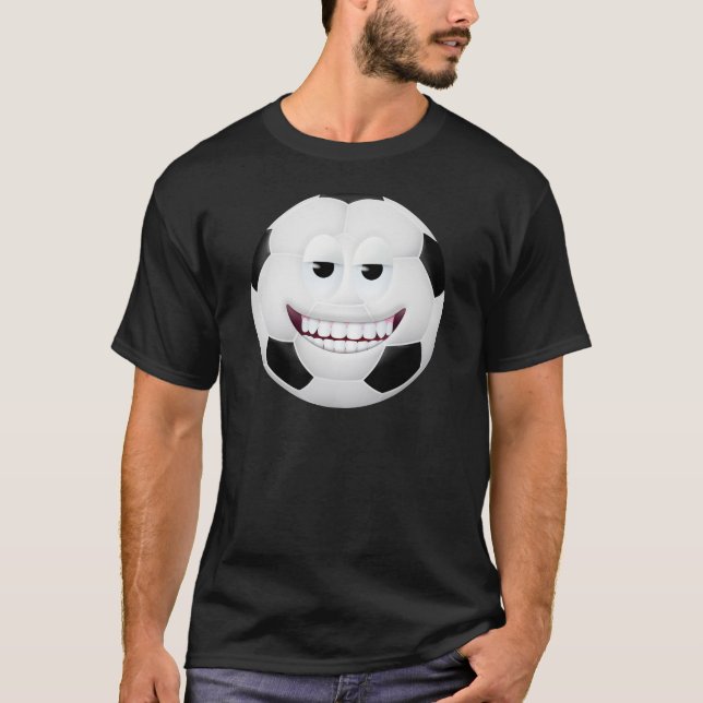 Soccer Ball Face 2 T-Shirt (Front)