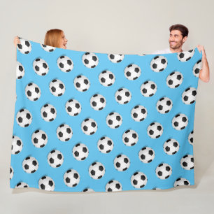 Soccer Ball Fleece Blanket