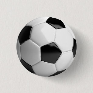 Soccer Ball Football 3 Cm Round Badge