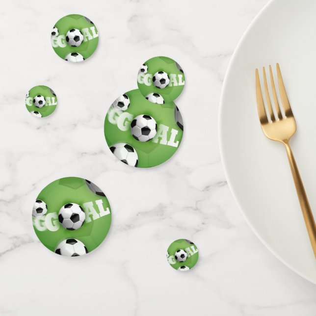 Soccer Ball Football Goal Confetti (Group)