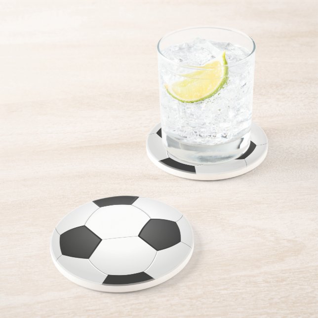 Soccer Ball Football Illustration Coaster (Side)