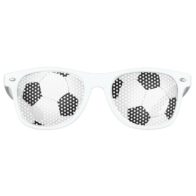 Soccer Ball Football Illustration Sunglasses (Front)