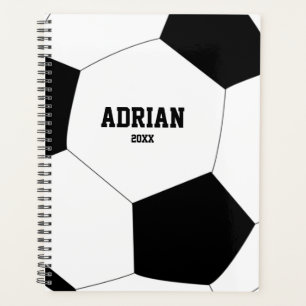 Soccer Ball Football Personalised Coach Planner