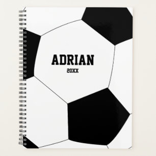 Soccer Ball Football Personalized Coach Planner