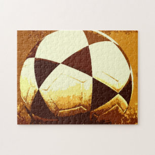 Soccer Ball - Football Popular World Sport Art Jigsaw Puzzle