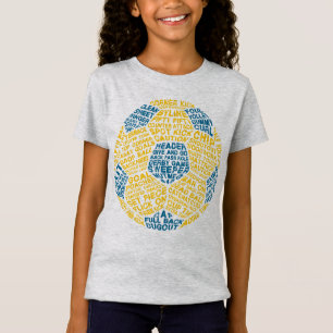 Soccer Ball Football Word Art Wordle T-Shirt