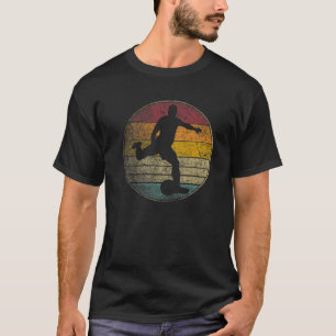 Soccer Ball Gift Retro Style Vintage Funny 70S 80S T-Shirt