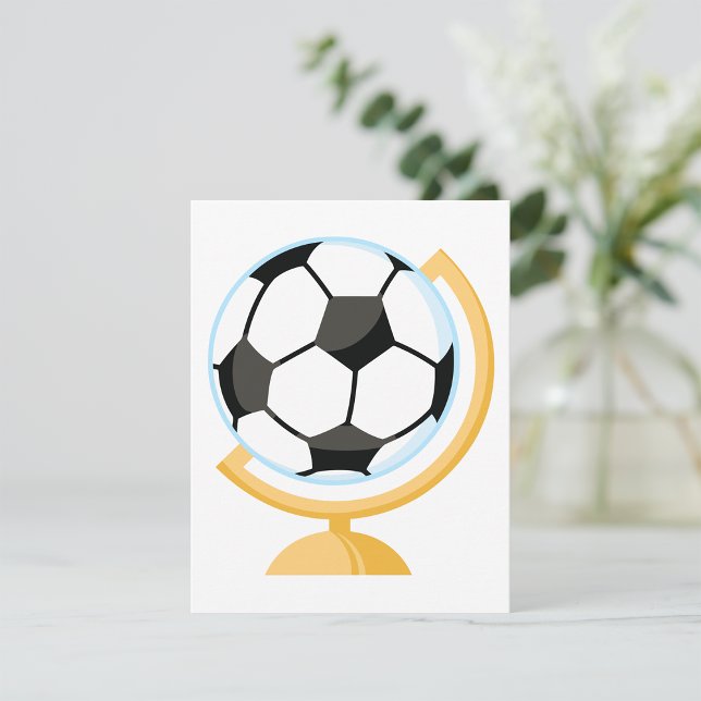 Soccer Ball Globe Invitations (Creator Uploaded)